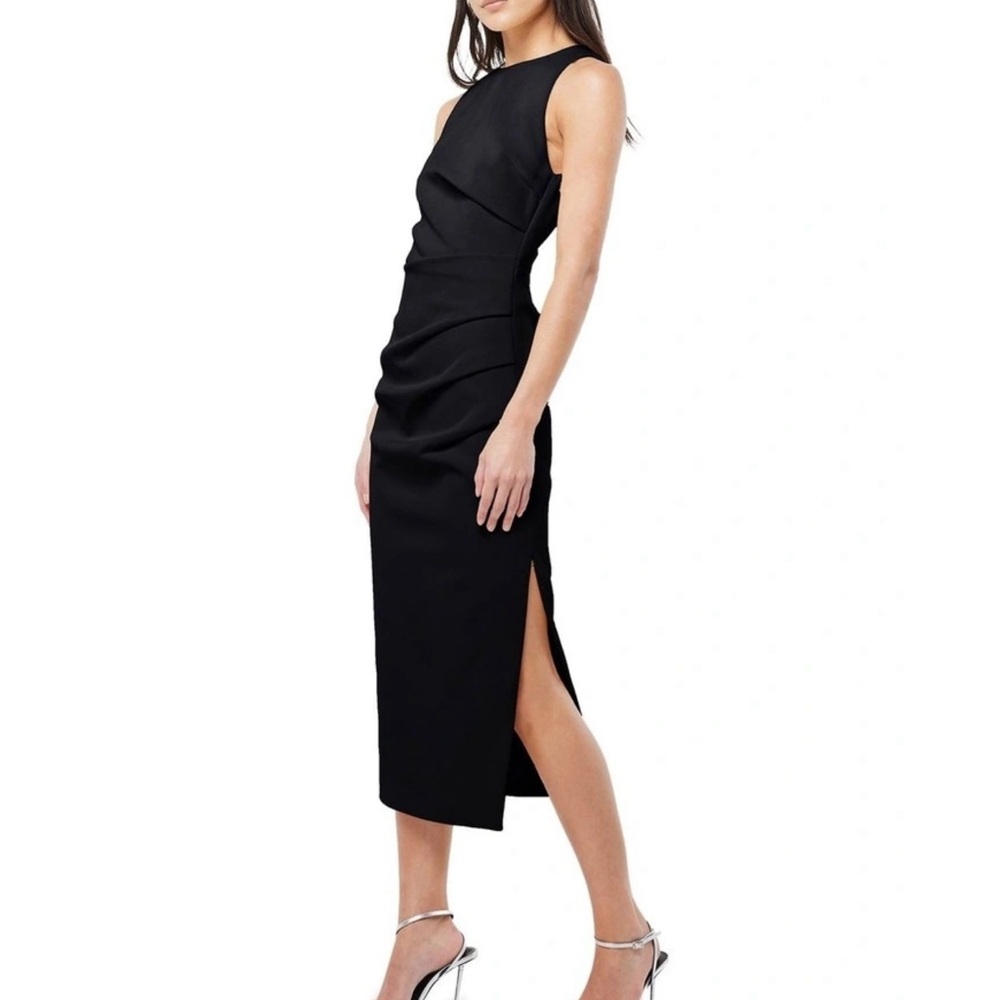 (NEW WITH TAGS) Mossman Midi Dress in Midnight Blue a